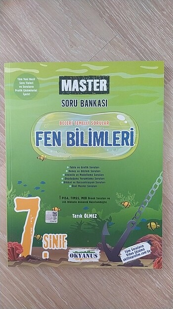 7.SINIF FEN BİLİMLERİ OKYANUS MASTER TEST KİTABI 