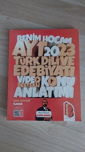 BENİM HOCAM AYT EDEBİYAT VİDEO DERS DEFTERİ