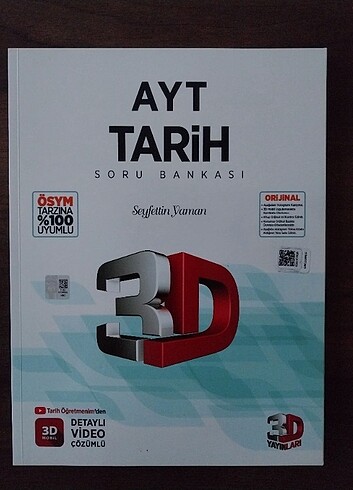 3D AYT TARİH SORU BANKASI