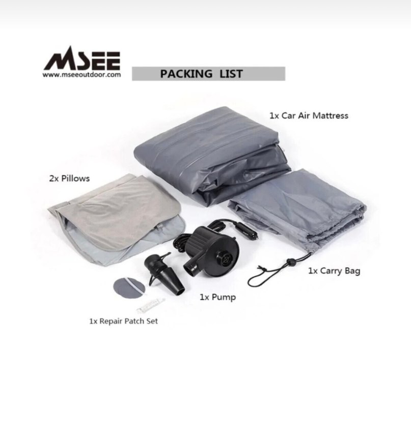 Gri Şişme Araba Yatağı - Görsel 2