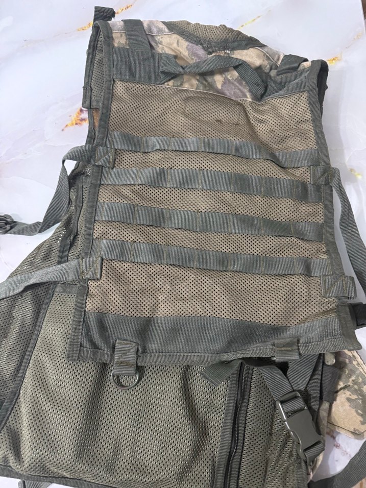 Kamuflajlı Bel Detaylı hücum Yeleği - Görsel 2