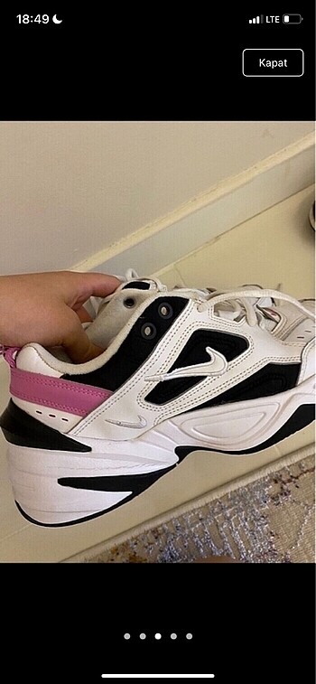 37,5 Beden Nike tekno m2k spor ayakkabı