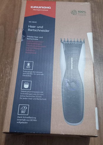 Grundig Saç ve Sakal Kesme Makinesi MC 6840 - Görsel 2