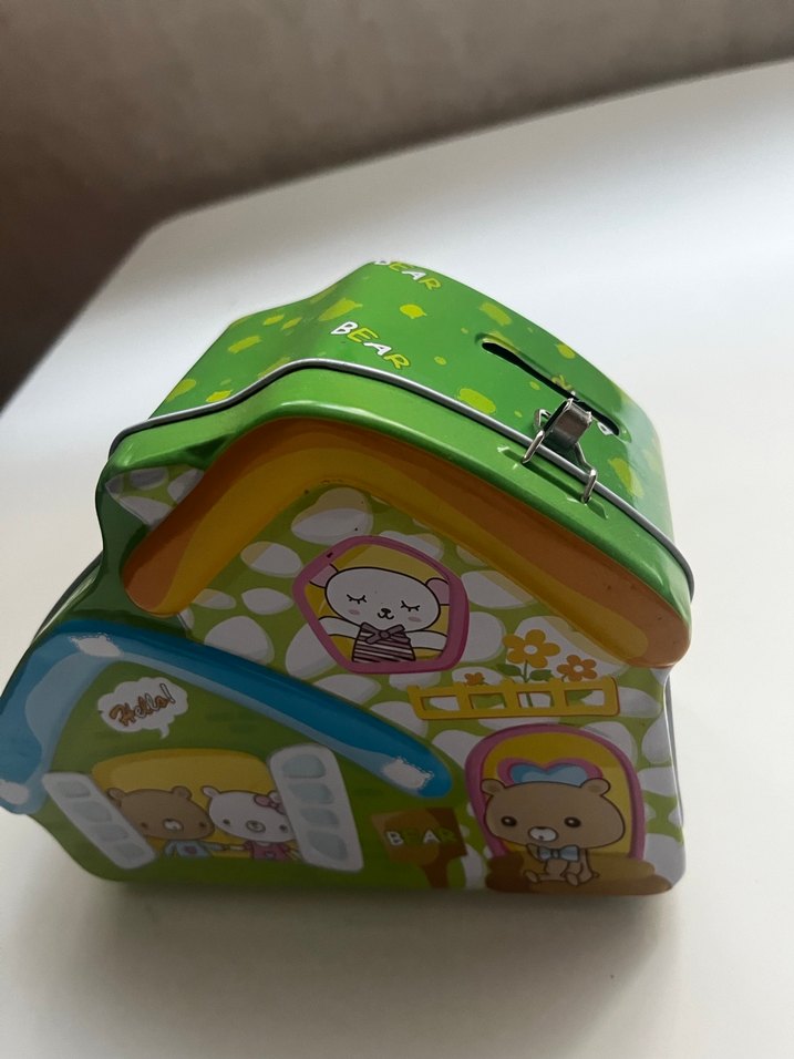 Renkli Ayıcık Temalı Çocuk Kumbara - Görsel 2