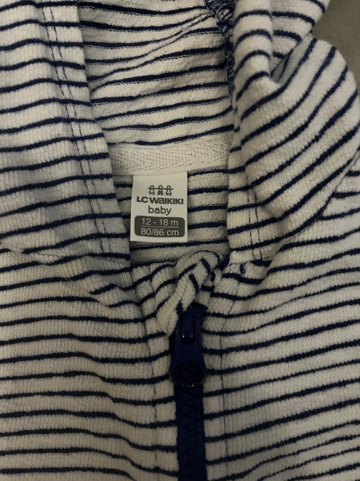 Kapüşonlu Erkek Çocuk Fermuarlı Ceket - Görsel 2