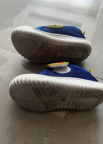 Erkek Çocuk Renkli Arabalı Cırt Cırtlı Ayakkabı - Görsel 3