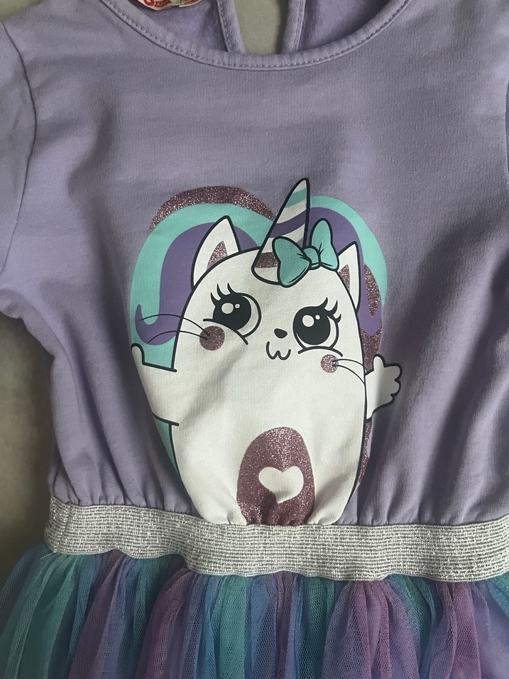 Kız Çocuk Uzun Kollu Elbise - Görsel 3