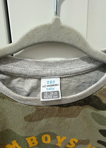 Kamuflaj Desenli Erkek Çocuk Sweatshirt - Görsel 2