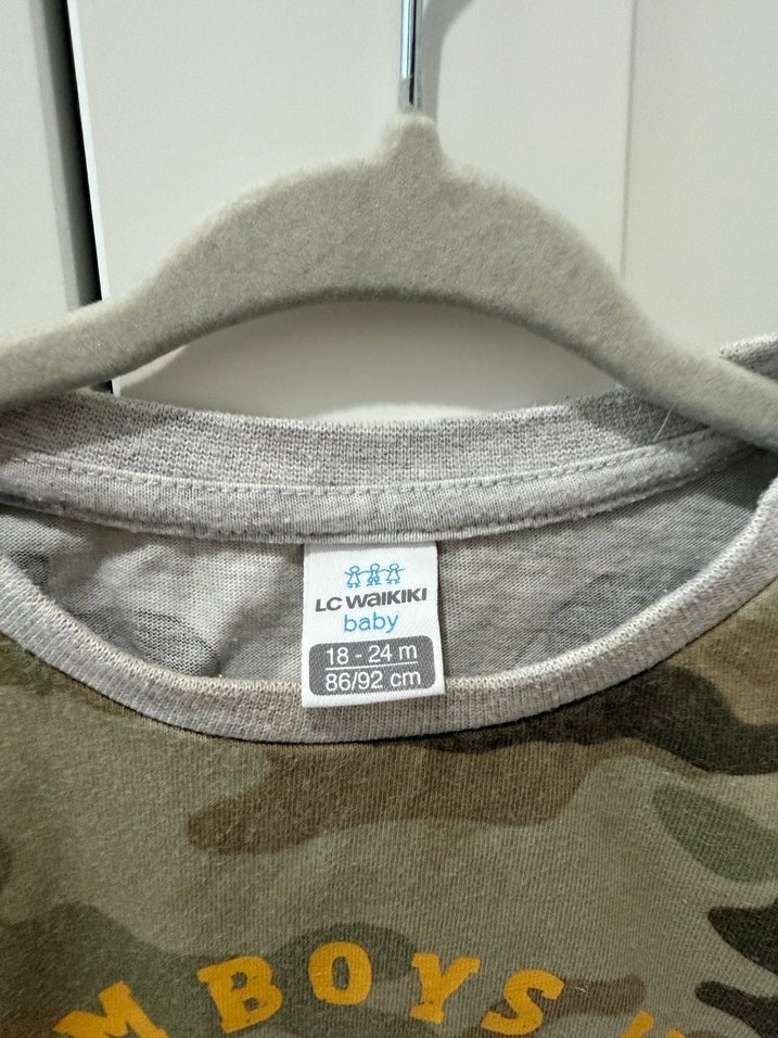 Kamuflaj Desenli Erkek Çocuk Sweatshirt - Görsel 2