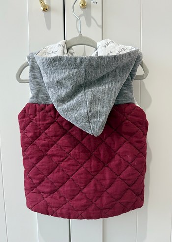 Kapüşonlu Erkek Çocuk Yelek - Görsel 2