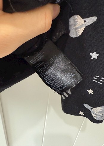 Uzun Kollu Uzay Desenli Erkek Sweatshirt - Görsel 3