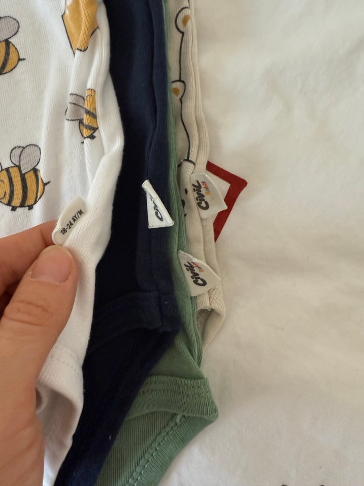 Pamuklu Erkek Bebek Kolsuz Body Seti - Görsel 3