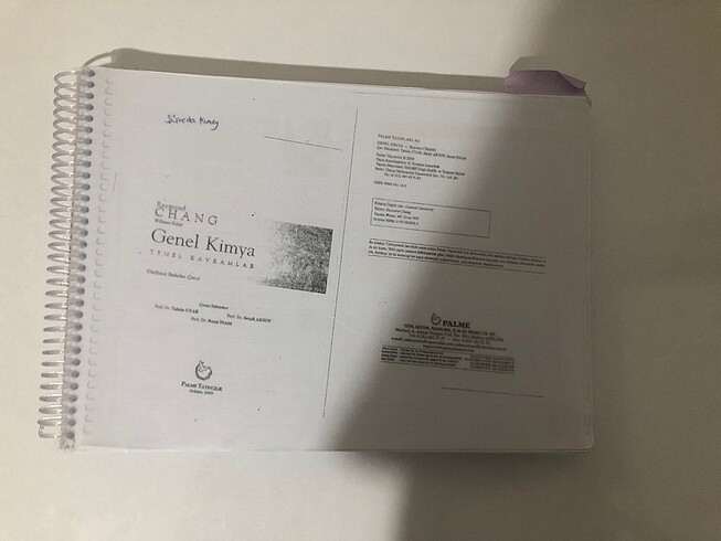 Chang Genel Kimya Kitabı