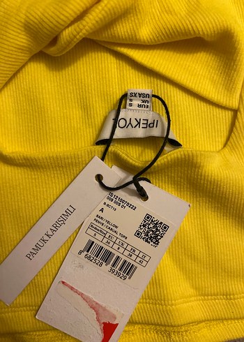 Sarı V Yakalı Atlet İpekyol - Görsel 2