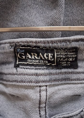 Gri Erkek Denim Regular Fit Pantolon - Görsel 5