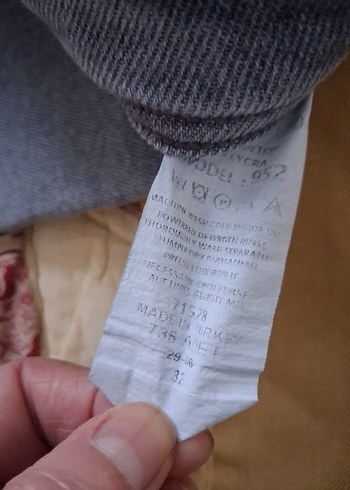 Gri Erkek Denim Regular Fit Pantolon - Görsel 7