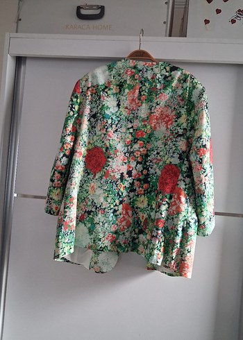 Çiçek Desenli Bohem Kadın Ceket - Görsel 2