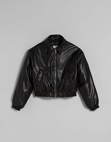 Bershka deri mont