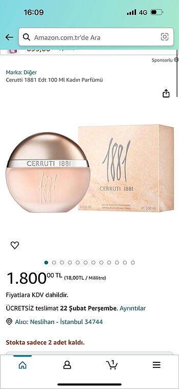 Cerruti 1881 Cerruti 1881 parfüm