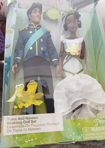 Walt Disney World Tiana ve Naveen Düğün Bebek Seti