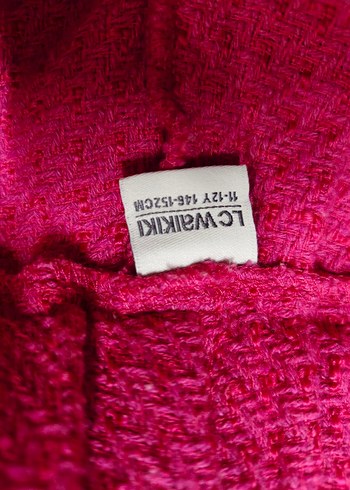 Düğmeli Mini Pembe Triko Şort - Görsel 4