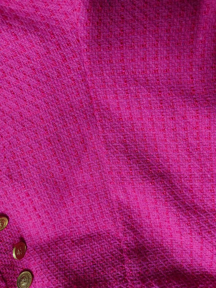 Düğmeli Mini Pembe Triko Şort - Görsel 5