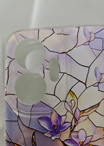 Bohem Mor Şeffaf Telefon Kılıfı - Görsel 4