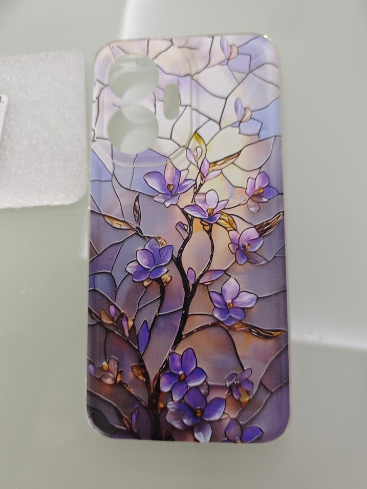 Bohem Mor Şeffaf Telefon Kılıfı - Görsel 2