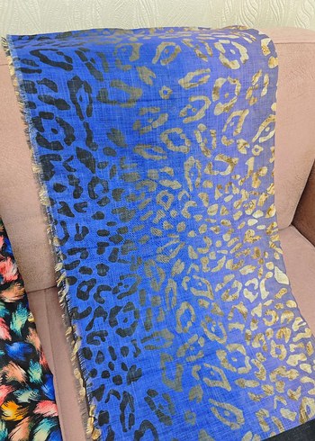 Renkli Pileli Bohem Kadın Şal - Görsel 5