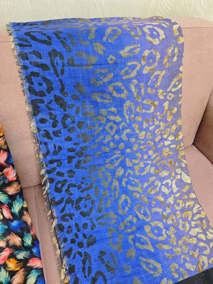 Renkli Pileli Bohem Kadın Şal - Görsel 5