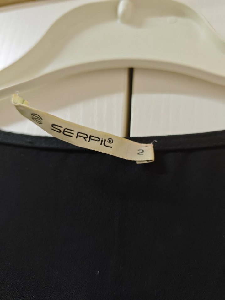 taş Detaylı Siyah Uzun Kollu Bohem Tunik - Görsel 5