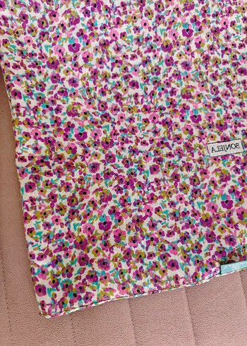 Desenli Bohem şal - Görsel 6