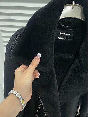 Stradivarius Stradivarius kürk biker ceket