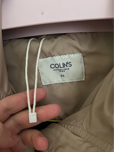 xs Beden camel Renk Colins yağmurluk