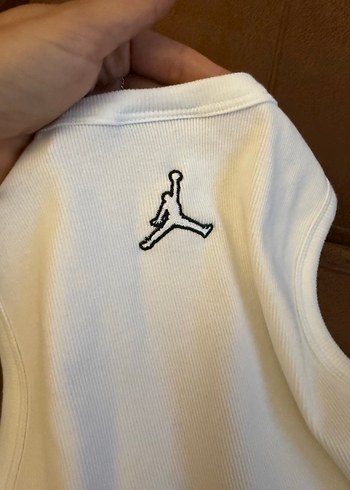 Beyaz Pamuklu Atlet Kadın Spor Üstü - Görsel 3