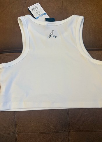 Beyaz Pamuklu Atlet Kadın Spor Üstü - Görsel 2