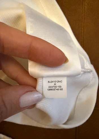 Beyaz Pamuklu Atlet Kadın Spor Üstü - Görsel 4