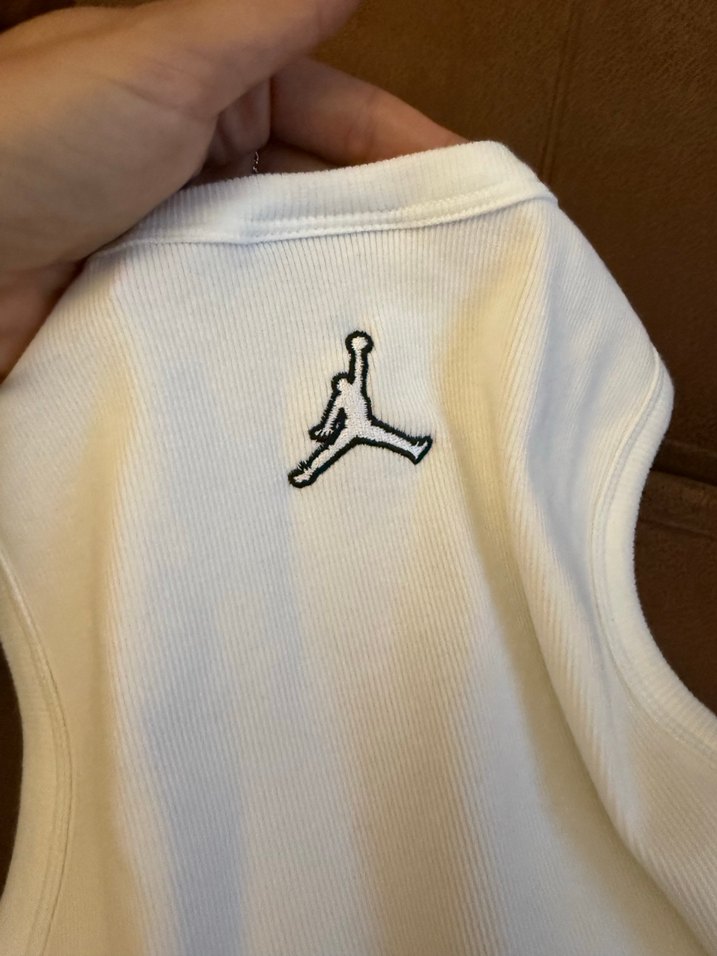 Beyaz Pamuklu Atlet Kadın Spor Üstü - Görsel 3