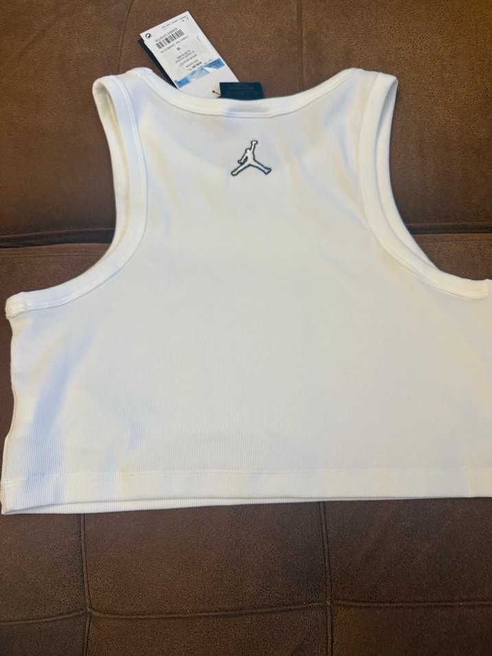 Beyaz Pamuklu Atlet Kadın Spor Üstü - Görsel 2