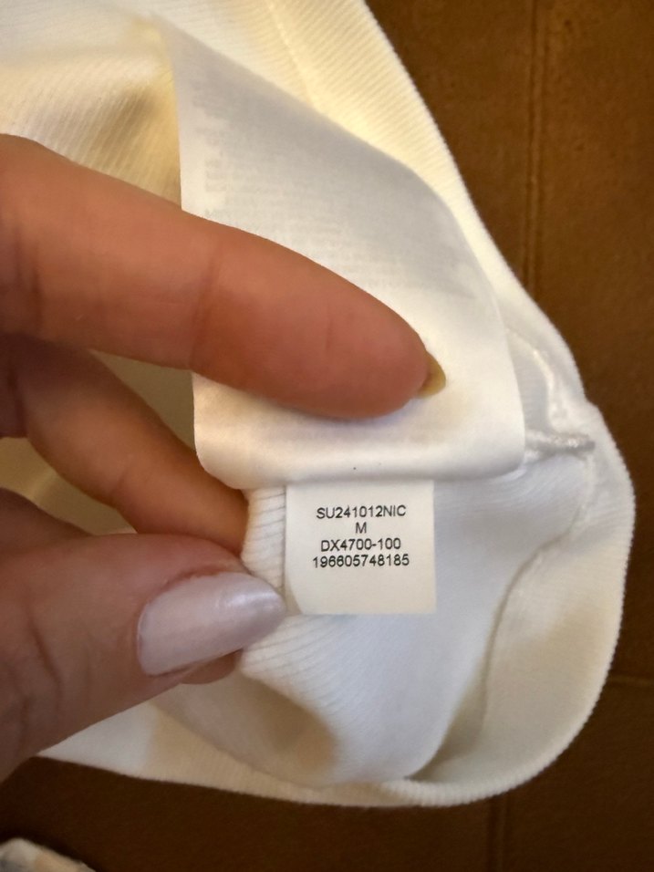 Beyaz Pamuklu Atlet Kadın Spor Üstü - Görsel 4