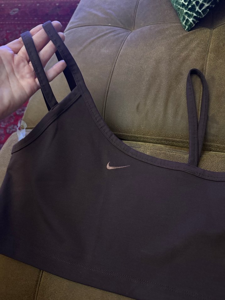 Nike Mini Spor Sütyeni Kahverengi - Görsel 2