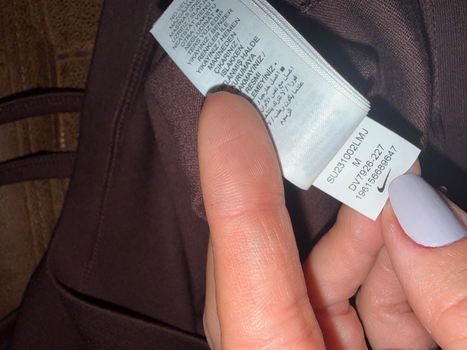 Nike Mini Spor Sütyeni Kahverengi - Görsel 4