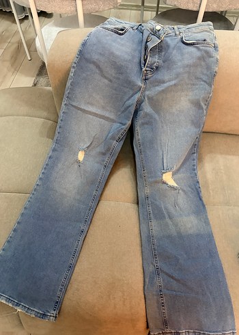 LC Waikiki Acik Mavi Yikamali Rahat Denim Jean