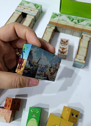 Beden Dinozor manyetik küpler 70 parçalı minecraft set