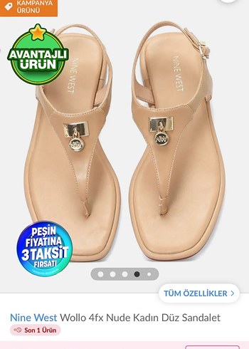 38 Beden Ninewest sandalet