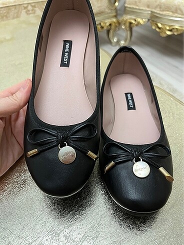 38 Beden siyah Renk Ninewest babet
