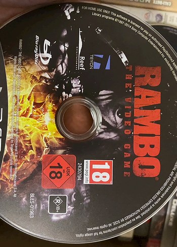 Rambo The Video Game PS3 PlayStation 3