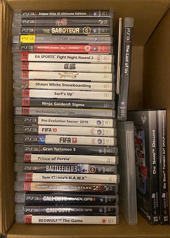 Toplu Satış Ps3 PlayStation 3 Nintendo Wii ve Pc Oyunları