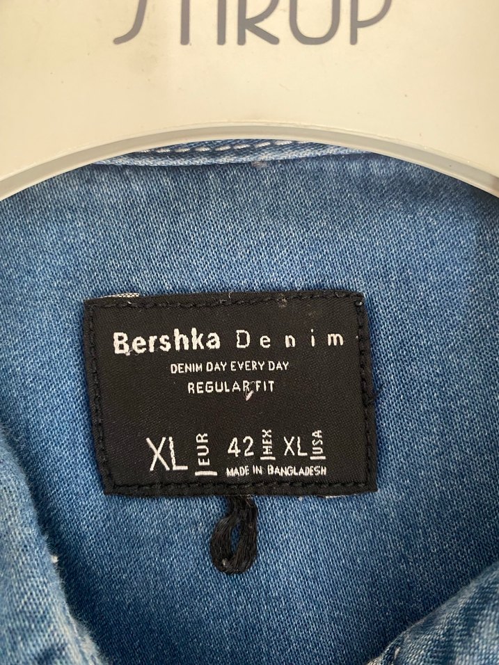 Bershka #Kot #Gömlek #Denim #Jean - Görsel 4