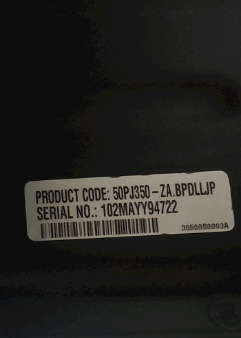 LG 50PJ350 127 Ekran 50 İnç Plazma TV - Görsel 3